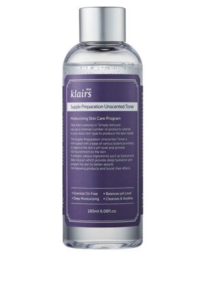 Klairs SUPPLE PREPARATION unscented toner 180 ml