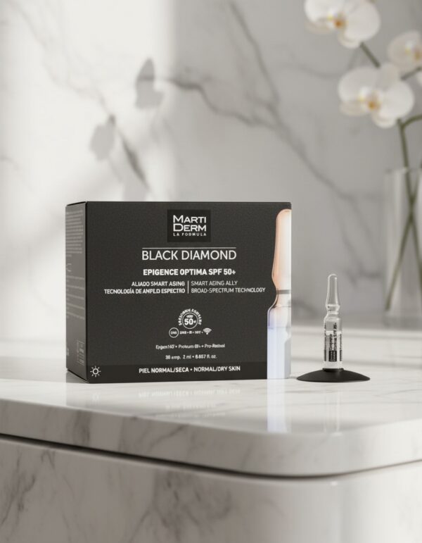 BLACK DIAMOND EPIGENCE OPTIMA ampoules for normal-dry skin SPF50+ 30 x 2 ml - Image 2