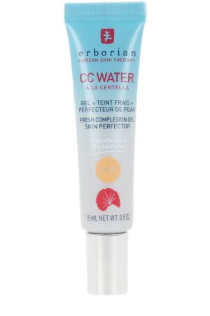 Erborian CC WATER À LA CENTELLA ASIATICA refreshing mattifying gel #gold 15 ml