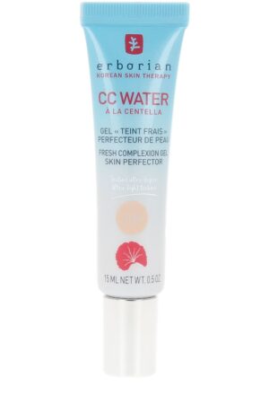 Erborian CC WATER À LA CENTELLA ASIATICA refreshing mattifying gel #clear 15 ml