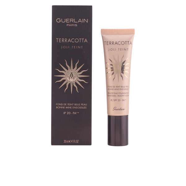 Guerlain TERRACOTTA JOLI TEINT base para una piel bonita y bronceada #Muy claro 30 ml