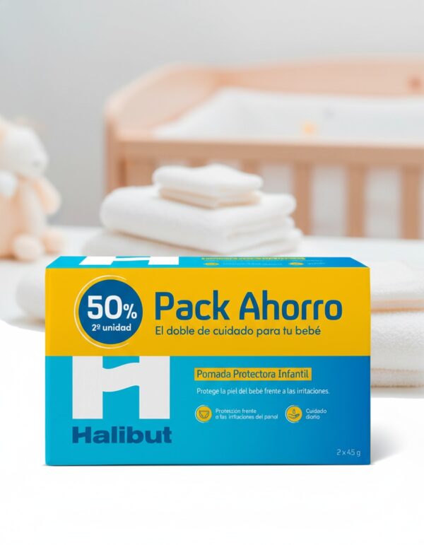 Halibut POMADA protectora infantil 2 x 45 gr