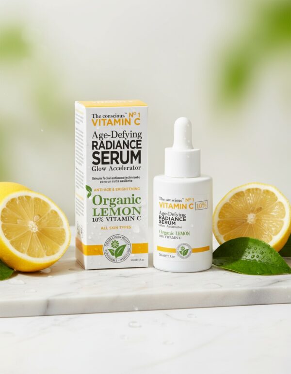The conscious™ VITAMIN C age-defying radiance serum organic lemon 30 ml
