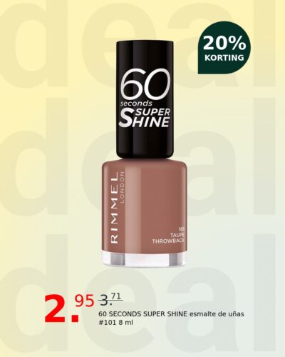 60 SECONDS SUPER SHINE esmalte de uñas #101 8 ml