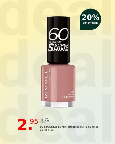 60 SECONDS SUPER SHINE esmalte de uñas #230 8 ml