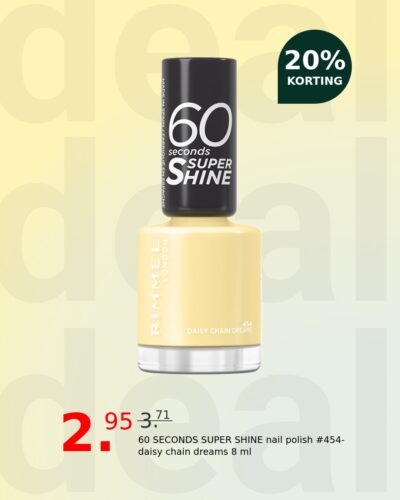 60 SECONDS SUPER SHINE nail polish #454-daisy chain dreams 8 ml