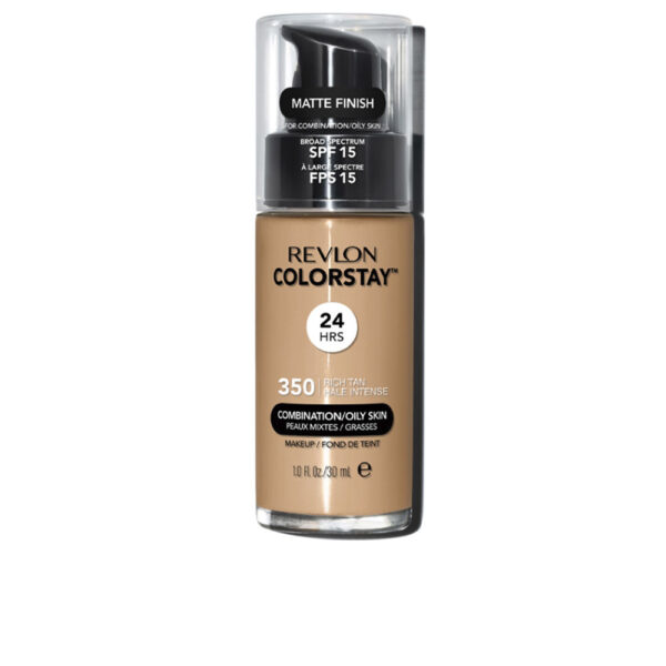 Revlon mass market COLORSTAY foundation combination/oily skin #350-rich tan 30 ml