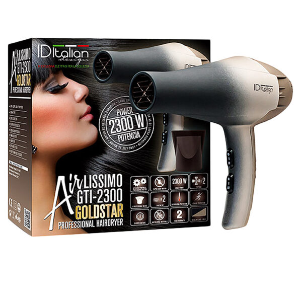 AIRLISSIMO GTI 2300 GOLD STAR professional hair dryer 1 unit
