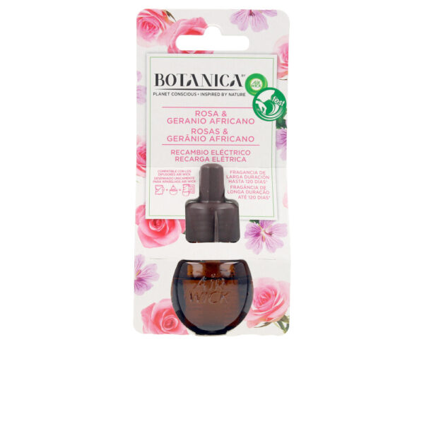 BOTANICA ambientador eléctrico recambio #rosa & geranio 19 ml