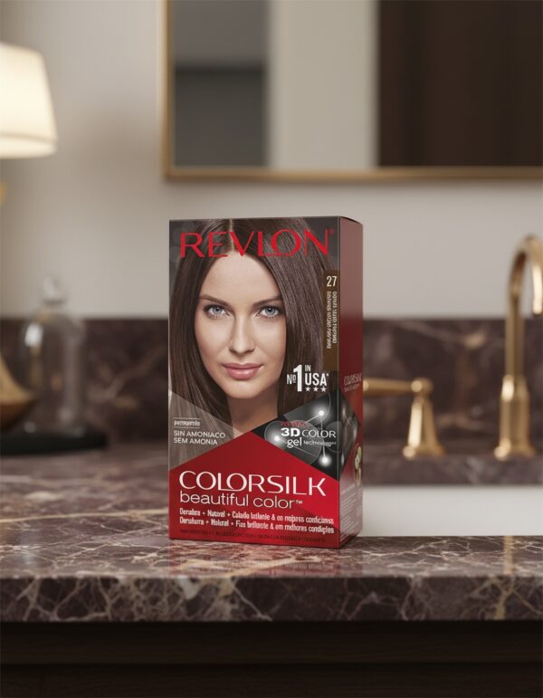 Revlon mass market COLORSILK tinte #27-castaño calido profundo 1 u
