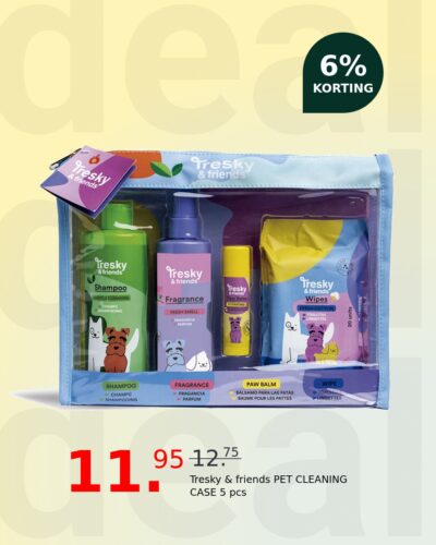Tresky & friends PET CLEANING CASE 5 pcs