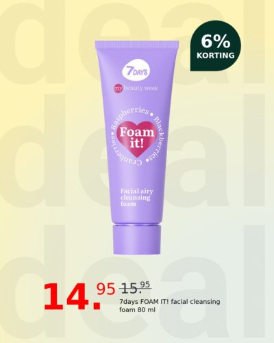 7days FOAM IT! facial cleansing foam 80 ml