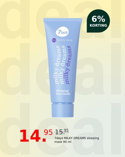 7days MILKY DREAMS sleeping mask 80 ml