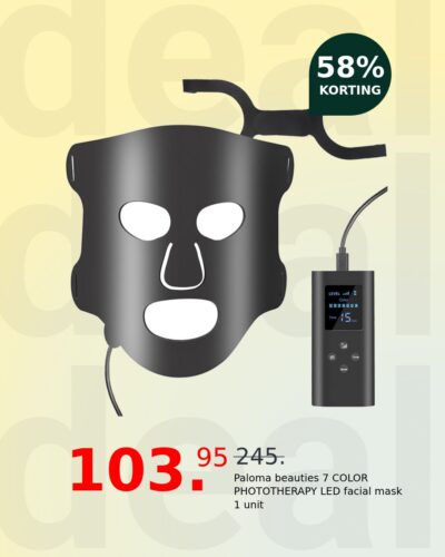 Paloma beauties 7 COLOR PHOTOTHERAPY LED facial mask 1 unit