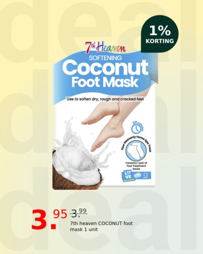 7th heaven COCONUT foot mask 1 unit