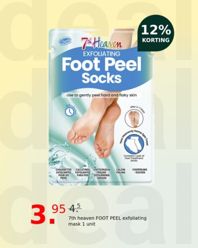 7th heaven FOOT PEEL exfoliating mask 1 unit