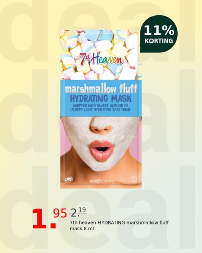 7th heaven HYDRATING marshmallow fluff mask 8 ml