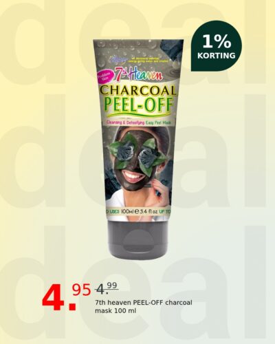 7th heaven PEEL-OFF charcoal mask 100 ml