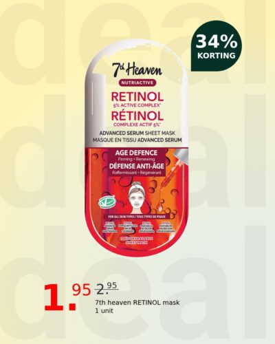 7th heaven RETINOL mask 1 unit