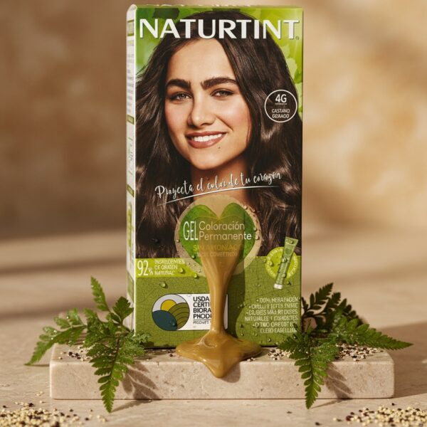 NATURTINT ammonia-free hair color #4G-Golden Chestnut 170 ml