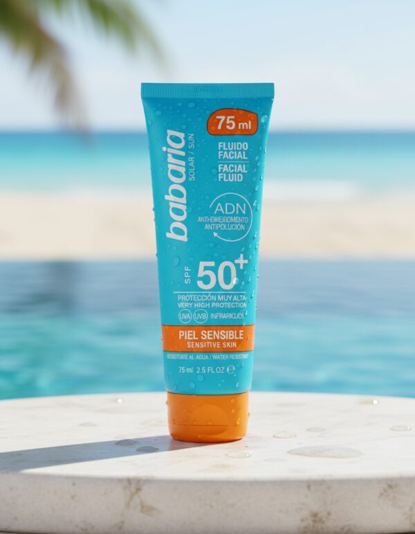 Aloe vera facial fluid for sensitive skin SPF 50+ 75 ml