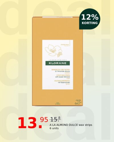 A LA ALMOND DULCE wax strips 6 units