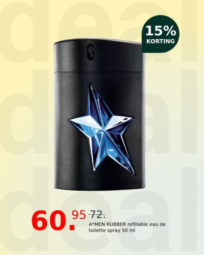 A*MEN RUBBER refillable eau de toilette spray 50 ml