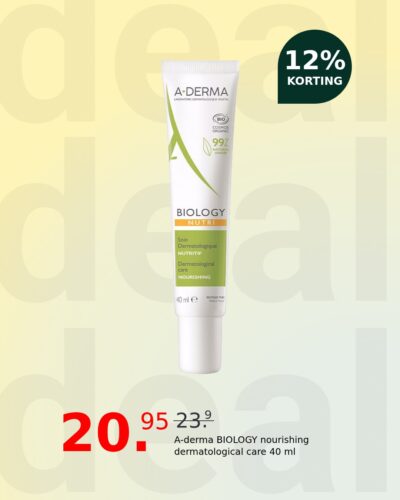 A-derma BIOLOGY nourishing dermatological care 40 ml