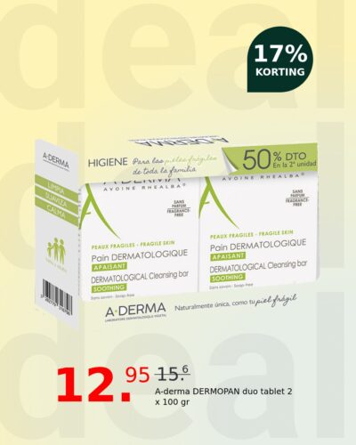 A-derma DERMOPAN duo tablet 2 x 100 gr