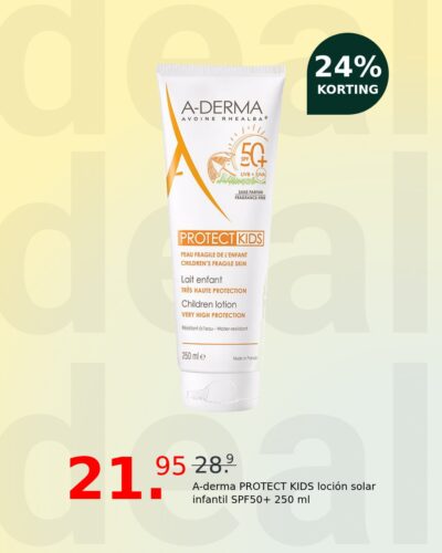 A-derma PROTECT KIDS loción solar infantil SPF50+ 250 ml