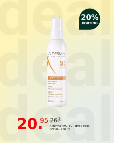A-derma PROTECT spray solar SPF50+ 200 ml