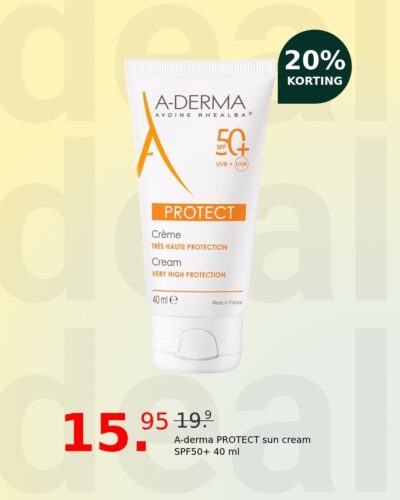 A-derma PROTECT sun cream SPF50+ 40 ml