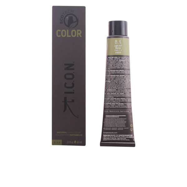 ECOTECH COLOR natural color #8.1 light ash blonde