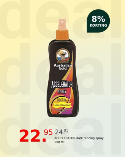 ACCELERATOR dark tanning spray 250 ml
