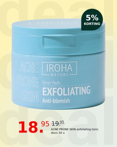 ACNE PRONE SKIN exfoliating tonic discs 50 u