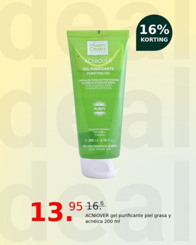 ACNIOVER gel purificante piel grasa y acnéica 200 ml