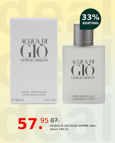ACQUA DI GIÒ POUR HOMME after-shave 100 ml