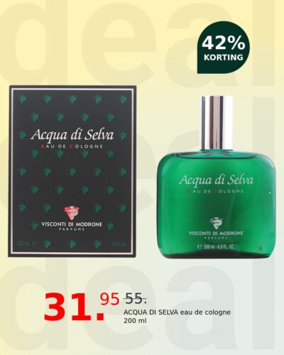 ACQUA DI SELVA eau de cologne 200 ml