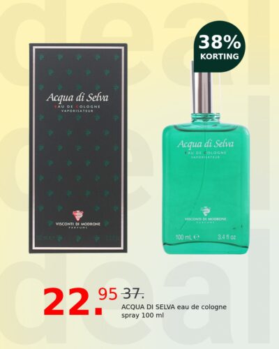 ACQUA DI SELVA eau de cologne spray 100 ml