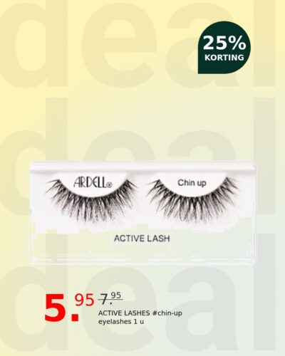 ACTIVE LASHES #chin-up eyelashes 1 u