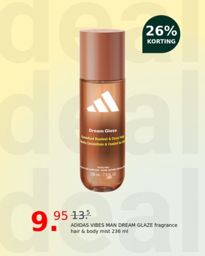 ADIDAS VIBES MAN DREAM GLAZE fragrance hair & body mist 236 ml