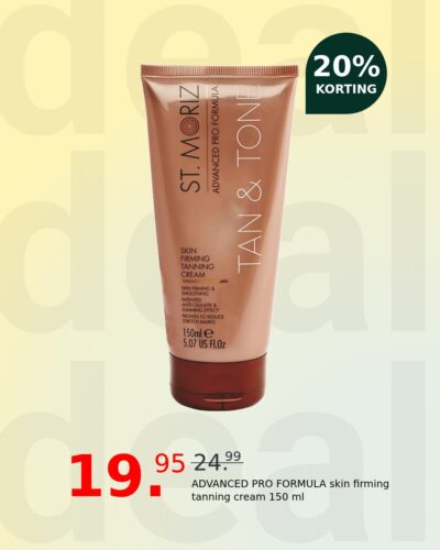 ADVANCED PRO FORMULA skin firming tanning cream 150 ml
