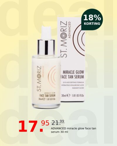 ADVANCED miracle glow face tan serum 30 ml