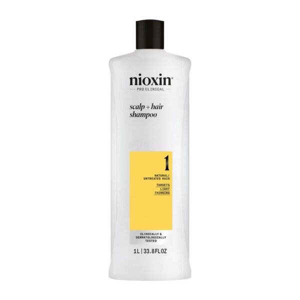 SYSTEM 1 - Shampoo - Natural Hair with Mild Weakening 1000 ml