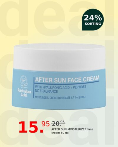 AFTER SUN MOISTURIZER face cream 50 ml