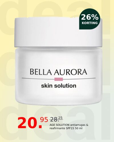 AGE SOLUTION antiarrugas & reafirmante SPF15 50 ml