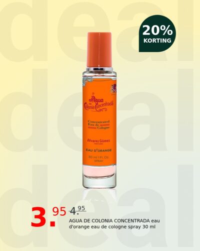 AGUA DE COLONIA CONCENTRADA eau d'orange eau de cologne spray 30 ml