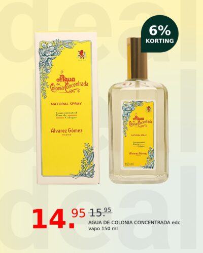 AGUA DE COLONIA CONCENTRADA edc vapo 150 ml