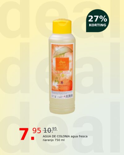 AGUA DE COLONIA agua fresca naranjo 750 ml