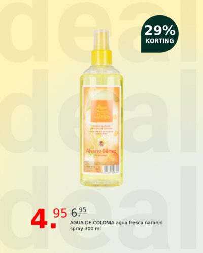 AGUA DE COLONIA agua fresca naranjo spray 300 ml